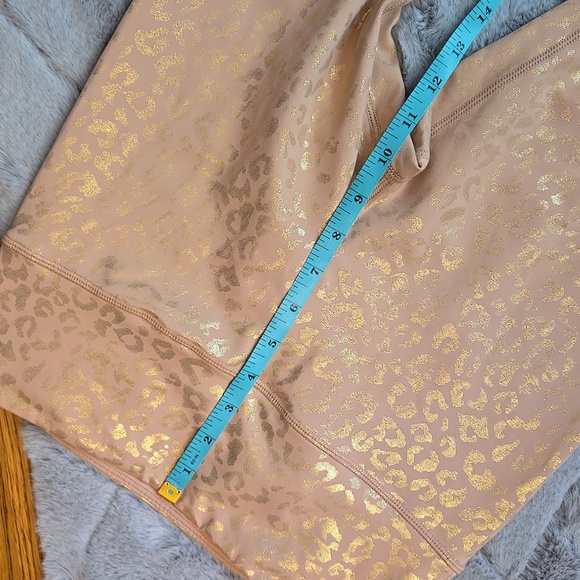 ZYIA Active Tan/Gold Animal Print Leggings, Women's Size 6-8, Great Condition - Picture 3 of 8